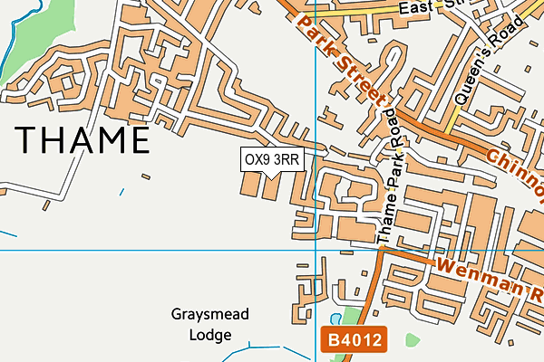 OX9 3RR map - OS VectorMap District (Ordnance Survey) OX9 3RR map - OS VectorMap District (Ordnance Survey)