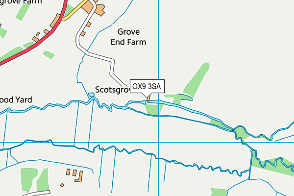 OX9 3SA map - OS VectorMap District (Ordnance Survey) OX9 3SA map - OS VectorMap District (Ordnance Survey)