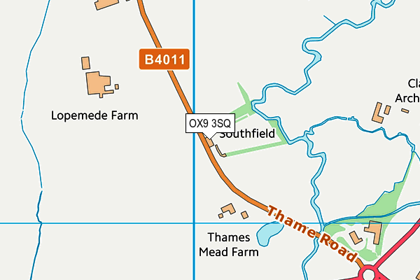 OX9 3SQ map - OS VectorMap District (Ordnance Survey) OX9 3SQ map - OS VectorMap District (Ordnance Survey)