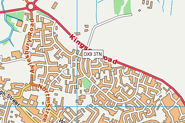 OX9 3TN map - OS VectorMap District (Ordnance Survey) OX9 3TN map - OS VectorMap District (Ordnance Survey)