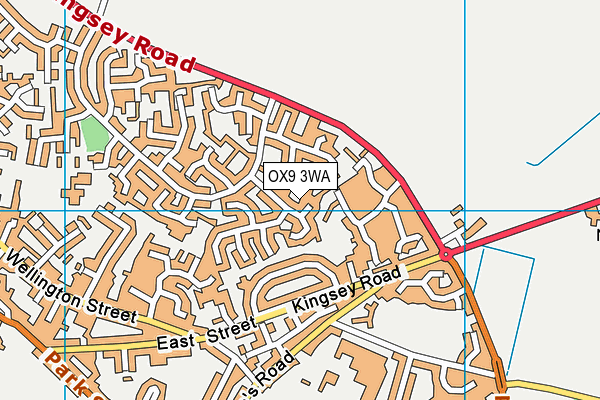 OX9 3WA map - OS VectorMap District (Ordnance Survey) OX9 3WA map - OS VectorMap District (Ordnance Survey)