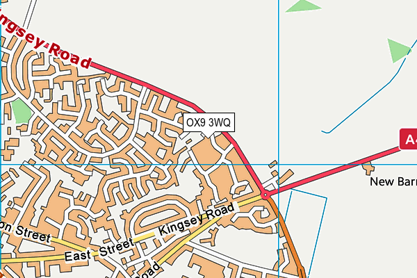 OX9 3WQ map - OS VectorMap District (Ordnance Survey) OX9 3WQ map - OS VectorMap District (Ordnance Survey)