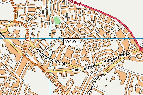 OX9 3XH map - OS VectorMap District (Ordnance Survey) OX9 3XH map - OS VectorMap District (Ordnance Survey)