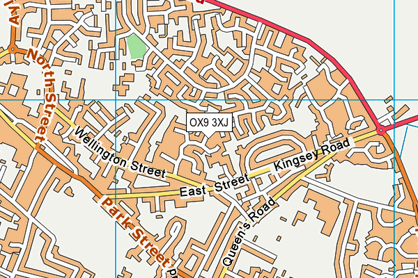OX9 3XJ map - OS VectorMap District (Ordnance Survey) OX9 3XJ map - OS VectorMap District (Ordnance Survey)