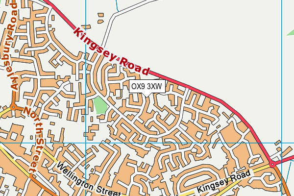 OX9 3XW map - OS VectorMap District (Ordnance Survey) OX9 3XW map - OS VectorMap District (Ordnance Survey)