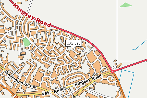 OX9 3YJ map - OS VectorMap District (Ordnance Survey) OX9 3YJ map - OS VectorMap District (Ordnance Survey)