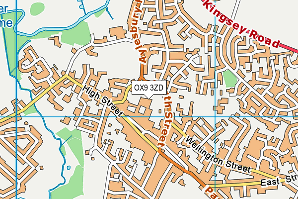OX9 3ZD map - OS VectorMap District (Ordnance Survey) OX9 3ZD map - OS VectorMap District (Ordnance Survey)