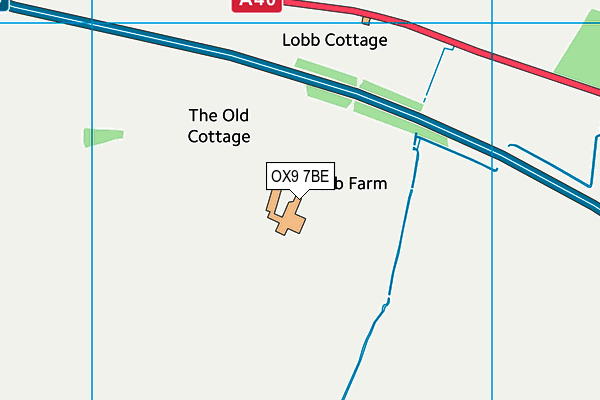 OX9 7BE map - OS VectorMap District (Ordnance Survey) OX9 7BE map - OS VectorMap District (Ordnance Survey)