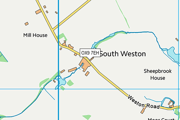OX9 7EH map - OS VectorMap District (Ordnance Survey) OX9 7EH map - OS VectorMap District (Ordnance Survey)