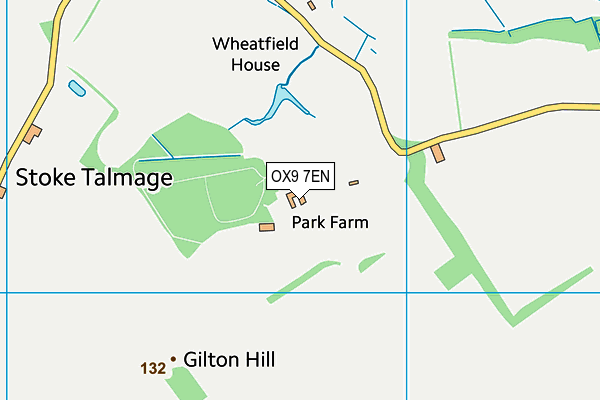 OX9 7EN map - OS VectorMap District (Ordnance Survey) OX9 7EN map - OS VectorMap District (Ordnance Survey)