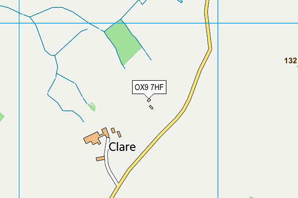 OX9 7HF map - OS VectorMap District (Ordnance Survey) OX9 7HF map - OS VectorMap District (Ordnance Survey)