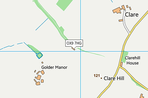 OX9 7HG map - OS VectorMap District (Ordnance Survey) OX9 7HG map - OS VectorMap District (Ordnance Survey)