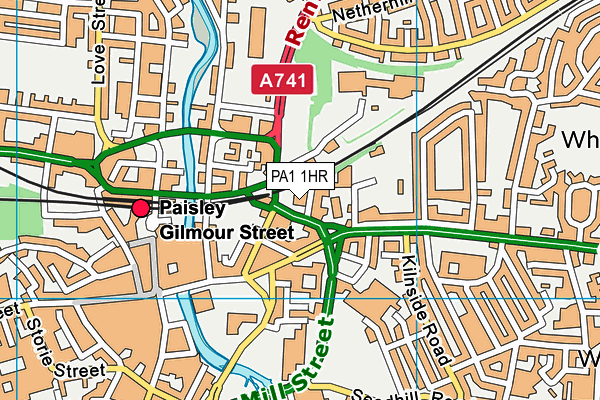 PA1 1HR map - OS VectorMap District (Ordnance Survey) PA1 1HR map - OS VectorMap District (Ordnance Survey)