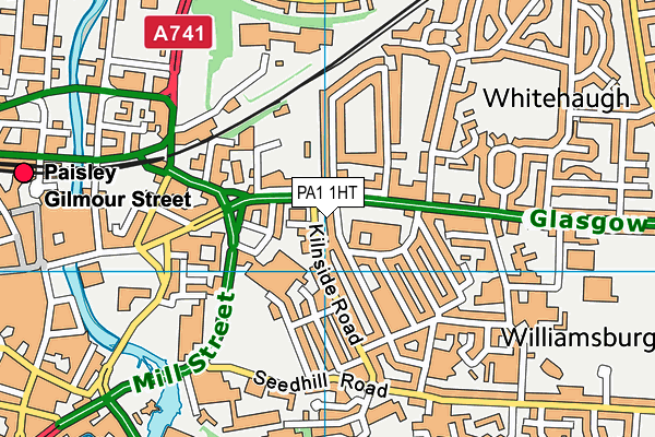 PA1 1HT map - OS VectorMap District (Ordnance Survey) PA1 1HT map - OS VectorMap District (Ordnance Survey)