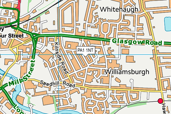 PA1 1NT map - OS VectorMap District (Ordnance Survey) PA1 1NT map - OS VectorMap District (Ordnance Survey)