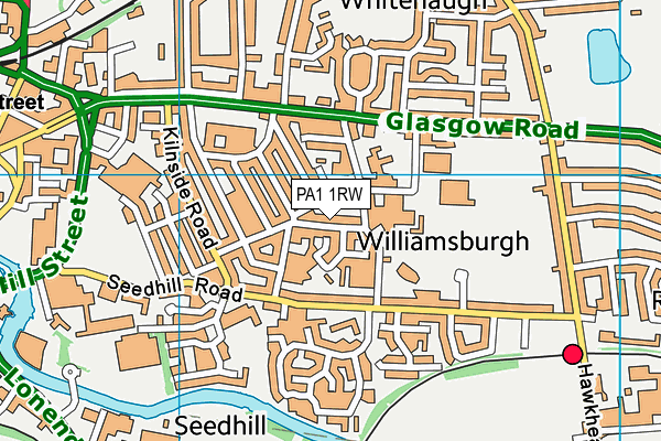 PA1 1RW map - OS VectorMap District (Ordnance Survey) PA1 1RW map - OS VectorMap District (Ordnance Survey)