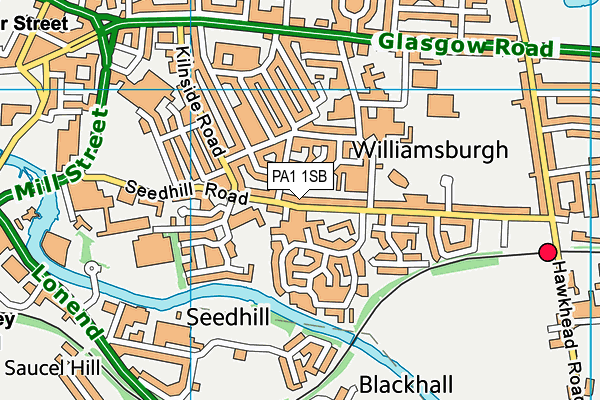 PA1 1SB map - OS VectorMap District (Ordnance Survey) PA1 1SB map - OS VectorMap District (Ordnance Survey)