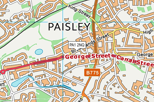 PA1 2NQ map - OS VectorMap District (Ordnance Survey) PA1 2NQ map - OS VectorMap District (Ordnance Survey)