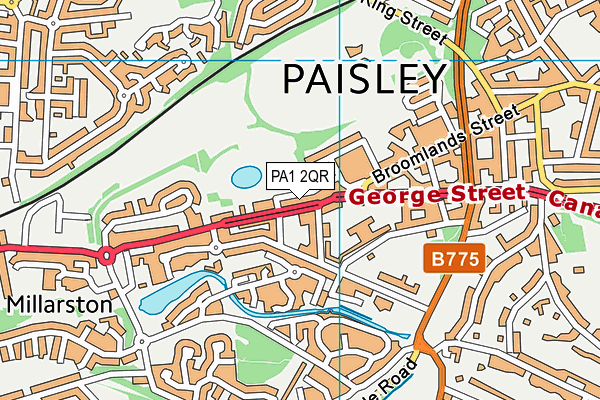PA1 2QR map - OS VectorMap District (Ordnance Survey) PA1 2QR map - OS VectorMap District (Ordnance Survey)