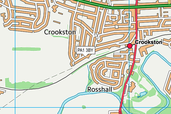 PA1 3BY map - OS VectorMap District (Ordnance Survey) PA1 3BY map - OS VectorMap District (Ordnance Survey)
