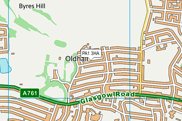 PA1 3HA map - OS VectorMap District (Ordnance Survey) PA1 3HA map - OS VectorMap District (Ordnance Survey)