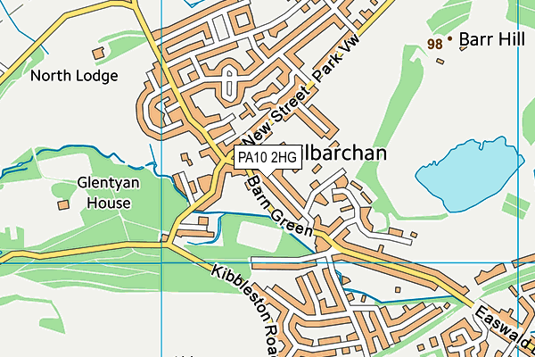 PA10 2HG map - OS VectorMap District (Ordnance Survey) PA10 2HG map - OS VectorMap District (Ordnance Survey)