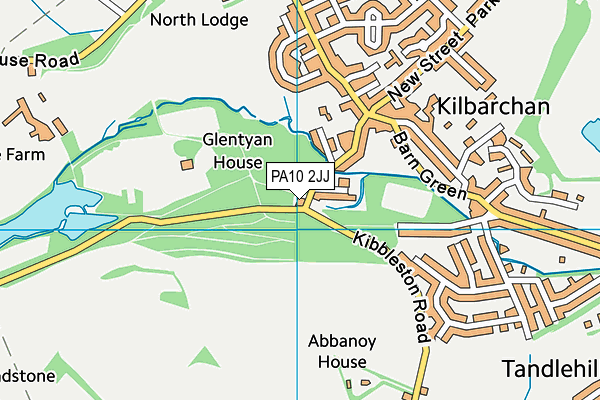 PA10 2JJ map - OS VectorMap District (Ordnance Survey) PA10 2JJ map - OS VectorMap District (Ordnance Survey)