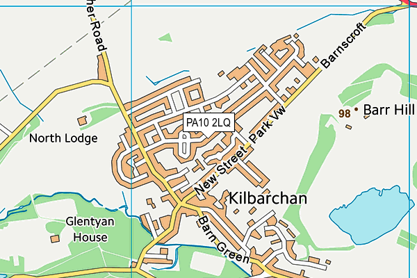 PA10 2LQ map - OS VectorMap District (Ordnance Survey) PA10 2LQ map - OS VectorMap District (Ordnance Survey)