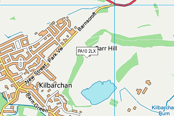 PA10 2LX map - OS VectorMap District (Ordnance Survey) PA10 2LX map - OS VectorMap District (Ordnance Survey)