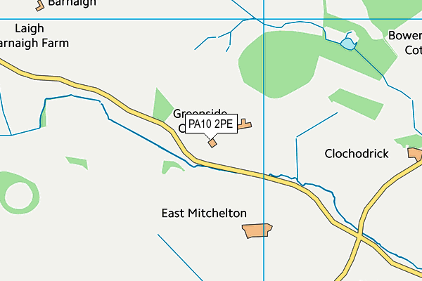 PA10 2PE map - OS VectorMap District (Ordnance Survey) PA10 2PE map - OS VectorMap District (Ordnance Survey)