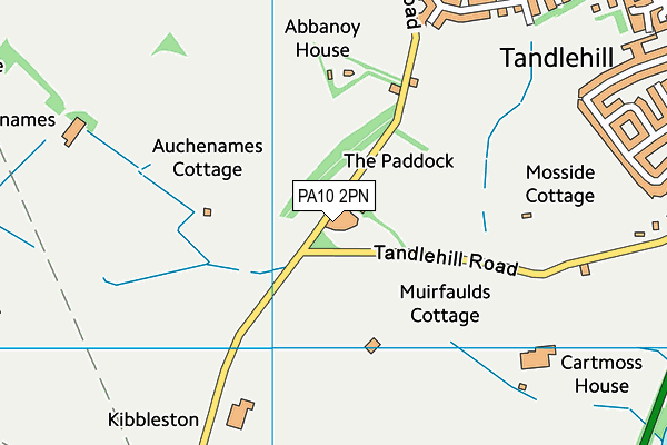 PA10 2PN map - OS VectorMap District (Ordnance Survey) PA10 2PN map - OS VectorMap District (Ordnance Survey)