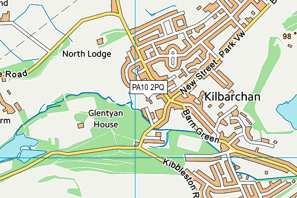 PA10 2PQ map - OS VectorMap District (Ordnance Survey) PA10 2PQ map - OS VectorMap District (Ordnance Survey)