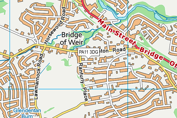 PA11 3DG map - OS VectorMap District (Ordnance Survey) PA11 3DG map - OS VectorMap District (Ordnance Survey)