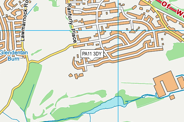 PA11 3DY map - OS VectorMap District (Ordnance Survey) PA11 3DY map - OS VectorMap District (Ordnance Survey)