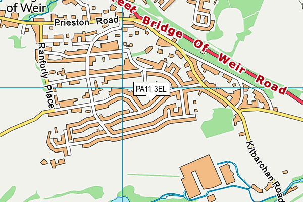 PA11 3EL map - OS VectorMap District (Ordnance Survey) PA11 3EL map - OS VectorMap District (Ordnance Survey)