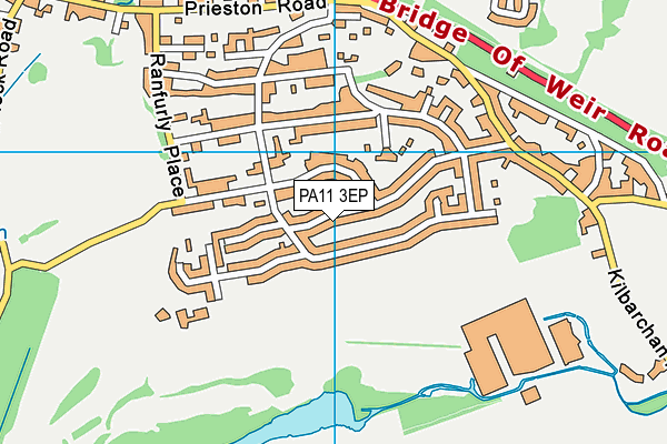 PA11 3EP map - OS VectorMap District (Ordnance Survey) PA11 3EP map - OS VectorMap District (Ordnance Survey)