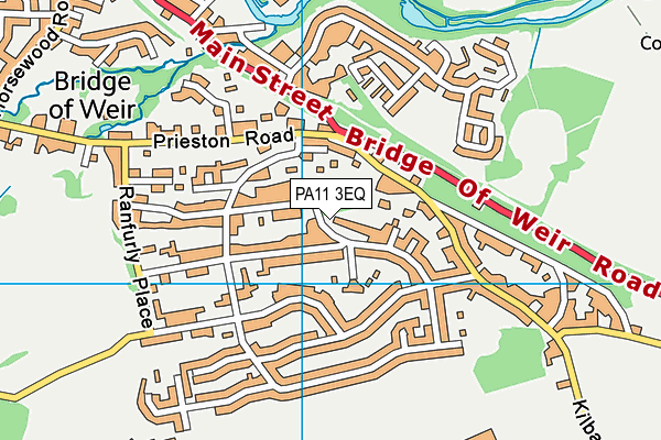 PA11 3EQ map - OS VectorMap District (Ordnance Survey) PA11 3EQ map - OS VectorMap District (Ordnance Survey)