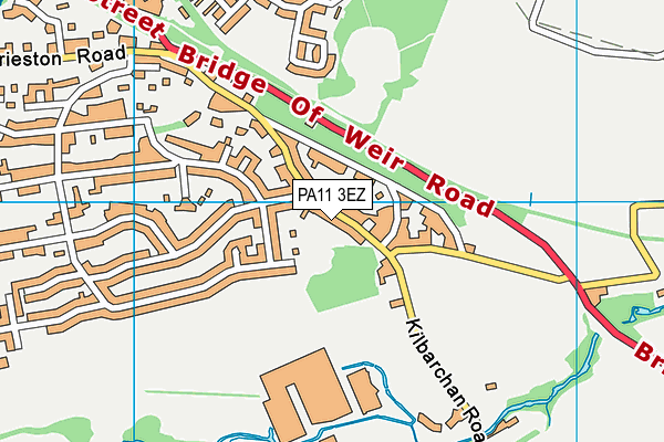 PA11 3EZ map - OS VectorMap District (Ordnance Survey) PA11 3EZ map - OS VectorMap District (Ordnance Survey)