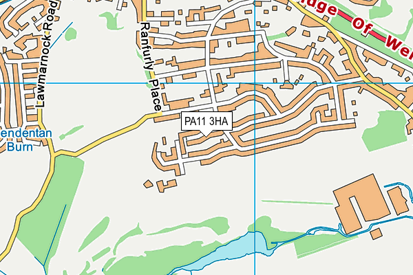 PA11 3HA map - OS VectorMap District (Ordnance Survey) PA11 3HA map - OS VectorMap District (Ordnance Survey)