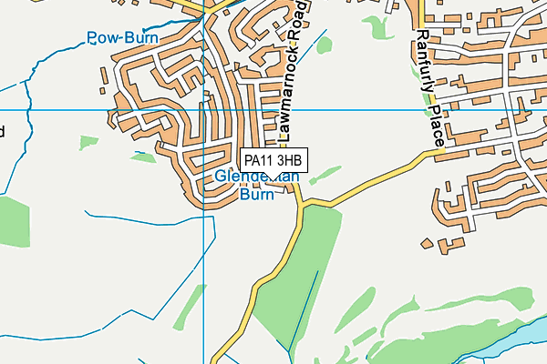 PA11 3HB map - OS VectorMap District (Ordnance Survey) PA11 3HB map - OS VectorMap District (Ordnance Survey)