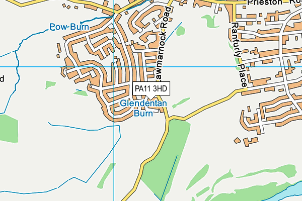 PA11 3HD map - OS VectorMap District (Ordnance Survey) PA11 3HD map - OS VectorMap District (Ordnance Survey)