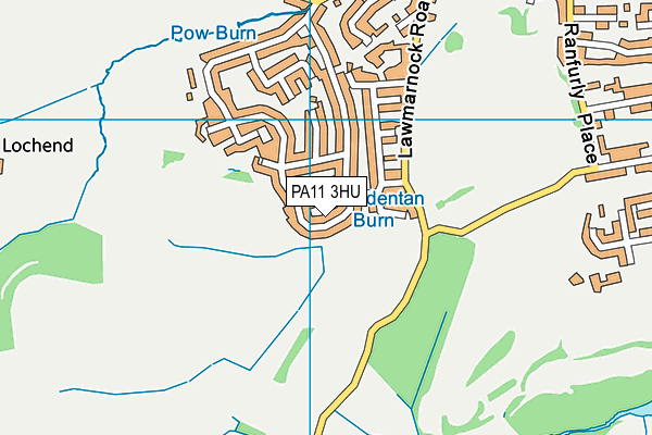PA11 3HU map - OS VectorMap District (Ordnance Survey) PA11 3HU map - OS VectorMap District (Ordnance Survey)