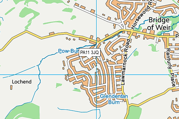 PA11 3JQ map - OS VectorMap District (Ordnance Survey) PA11 3JQ map - OS VectorMap District (Ordnance Survey)