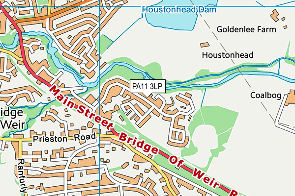 PA11 3LP map - OS VectorMap District (Ordnance Survey) PA11 3LP map - OS VectorMap District (Ordnance Survey)