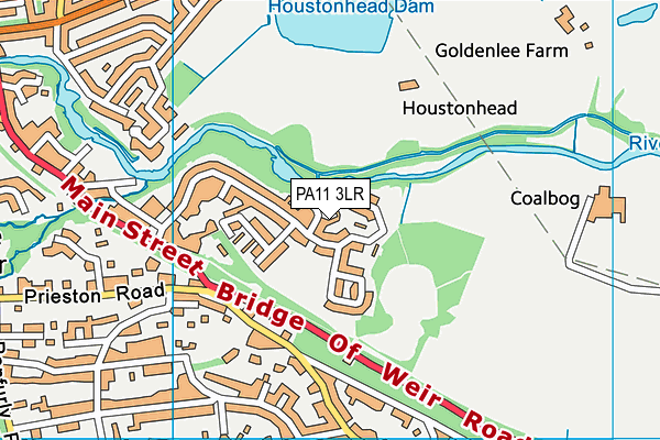 PA11 3LR map - OS VectorMap District (Ordnance Survey) PA11 3LR map - OS VectorMap District (Ordnance Survey)