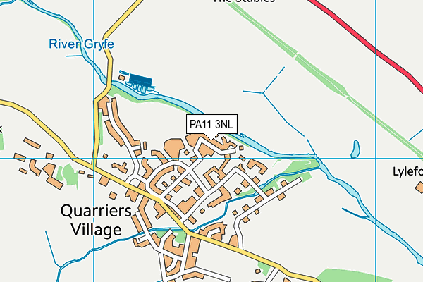 PA11 3NL map - OS VectorMap District (Ordnance Survey) PA11 3NL map - OS VectorMap District (Ordnance Survey)