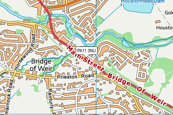 PA11 3NU map - OS VectorMap District (Ordnance Survey) PA11 3NU map - OS VectorMap District (Ordnance Survey)