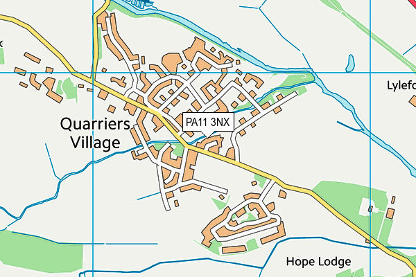 PA11 3NX map - OS VectorMap District (Ordnance Survey) PA11 3NX map - OS VectorMap District (Ordnance Survey)