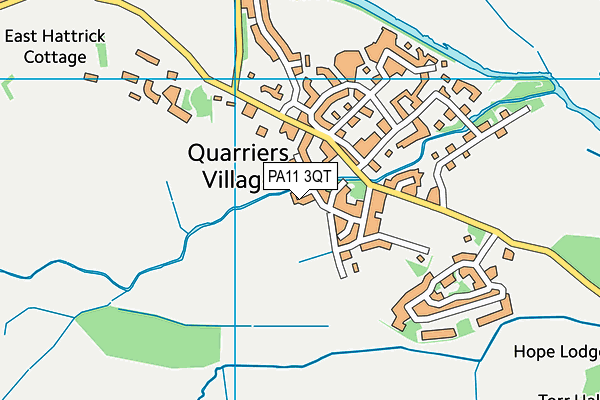 PA11 3QT map - OS VectorMap District (Ordnance Survey) PA11 3QT map - OS VectorMap District (Ordnance Survey)