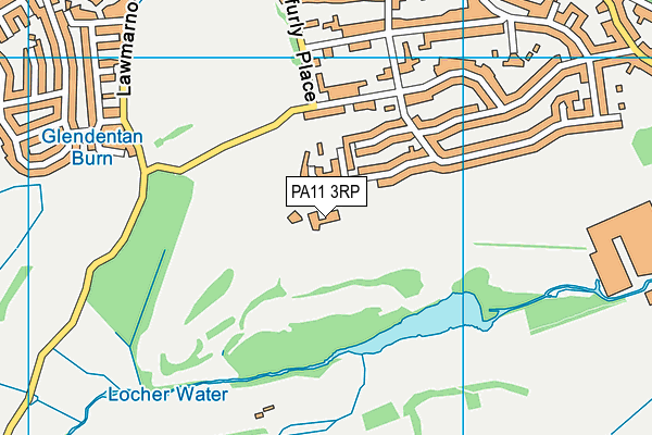 PA11 3RP map - OS VectorMap District (Ordnance Survey) PA11 3RP map - OS VectorMap District (Ordnance Survey)